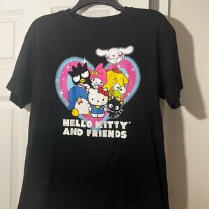 Sanrio Hello Kitty and Friends Black T-Shirt